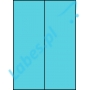 Etykiety A4 kolorowe 105x297 – niebieskie