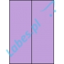 Etykiety A4 kolorowe 105x297 – fioletowe