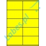 Etykiety A4 kolorowe 105x57 – żółte