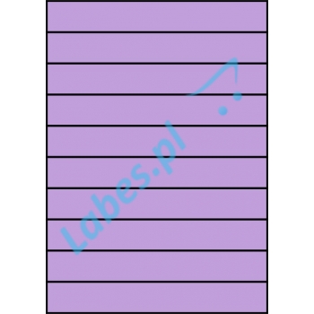 Etykiety A4 kolorowe 210x29,7 – fioletowe