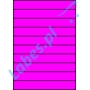 Etykiety A4 kolorowe 210x29,7 – różowe