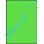 Etykiety A4 kolorowe 210x297 – zielone
