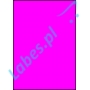 Etykiety A4 kolorowe 210x297 – różowe