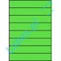 Etykiety A4 kolorowe 210x37 – zielone