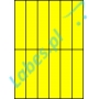 Etykiety A4 kolorowe 35x148 – żółte