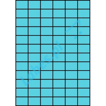 Etykiety A4 kolorowe 35x24,75 – niebieskie