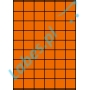 Etykiety A4 kolorowe 35x32 – pomarańczowe