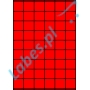 Etykiety A4 kolorowe 35x32 – czerwone