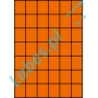 Etykiety A4 kolorowe 35x42,42 – pomarańczowe