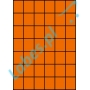 Etykiety A4 kolorowe 35x42,42 – pomarańczowe