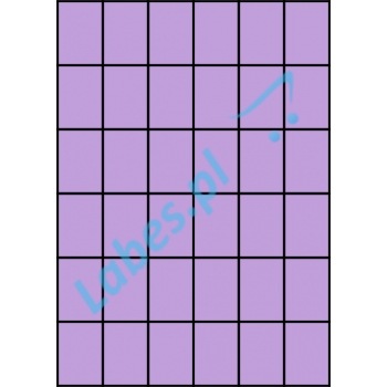 Etykiety A4 kolorowe 35x49,5 – fioletowe