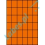 Etykiety A4 kolorowe 35x49,5 – pomarańczowe