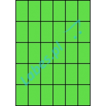 Etykiety A4 kolorowe 35x59,4 – zielone