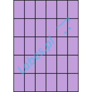 Etykiety A4 kolorowe 35x59,4 – fioletowe