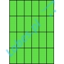 Etykiety A4 kolorowe 35x74 – zielone