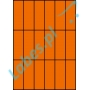 Etykiety A4 kolorowe 35x99 – pomarańczowe