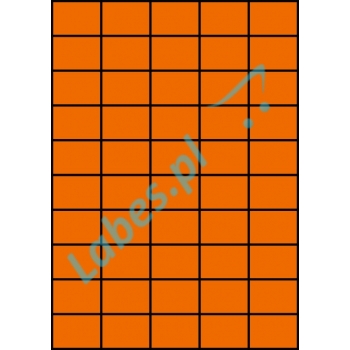 Etykiety A4 kolorowe 42x29,7 – pomarańczowe
