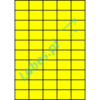 Etykiety A4 kolorowe 42x29,7 – żółte