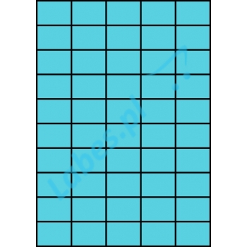 Etykiety A4 kolorowe 42x29,7 – niebieskie