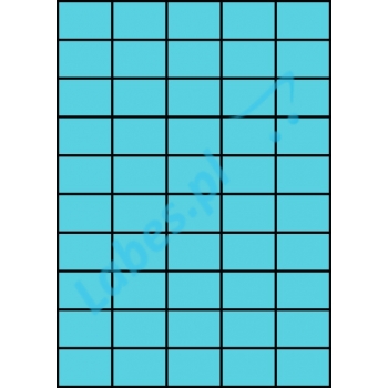 Etykiety A4 kolorowe 42x29,7 – niebieskie