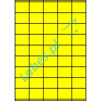 Etykiety A4 kolorowe 42x32 – żółte