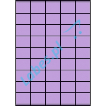 Etykiety A4 kolorowe 42x32 – fioletowe
