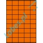 Etykiety A4 kolorowe 42x32 – pomarańczowe