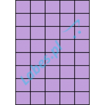 Etykiety A4 kolorowe 42x37 – fioletowe