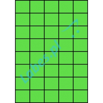 Etykiety A4 kolorowe 42x37 – zielone