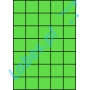 Etykiety A4 kolorowe 42x42,42 – zielone