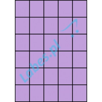 Etykiety A4 kolorowe 42x49,5 – fioletowe