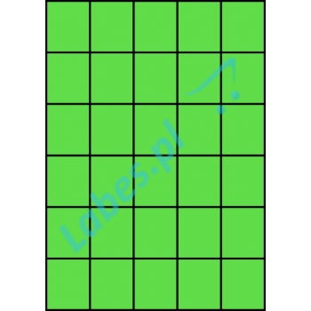 Etykiety A4 kolorowe 42x49,5 – zielone