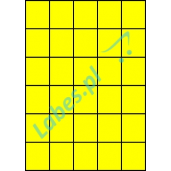 Etykiety A4 kolorowe 42x49,5 – żółte