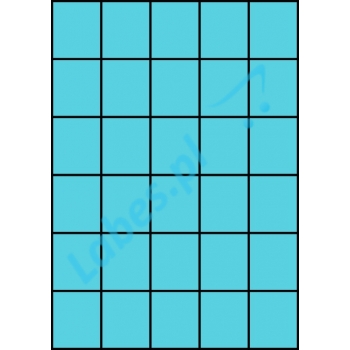 Etykiety A4 kolorowe 42x49,5 – niebieskie