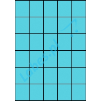 Etykiety A4 kolorowe 42x49,5 – niebieskie