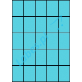 Etykiety A4 kolorowe 42x59,4 – niebieskie
