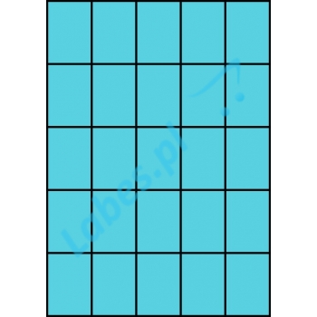 Etykiety A4 kolorowe 42x59,4 – niebieskie