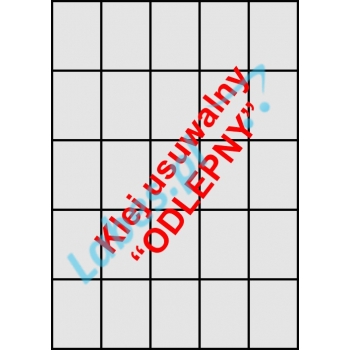 Etykiety A4 klej usuwalny 42x59,4