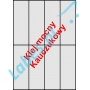 Etykiety A4 klej wzmocniony 52,5x148