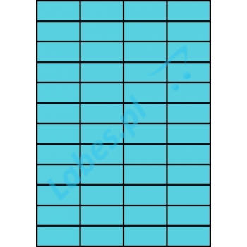 Etykiety A4 kolorowe 52,5x29,7 – niebieskie