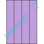 Etykiety A4 kolorowe 52,5x297 – fioletowe