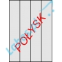 Etykiety A4 do drukarek atramentowych 52,5x297