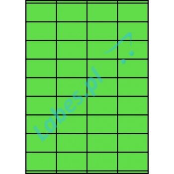 Etykiety A4 kolorowe 52,5x32 – zielone
