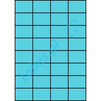 Etykiety A4 kolorowe 52,5x37 – niebieskie