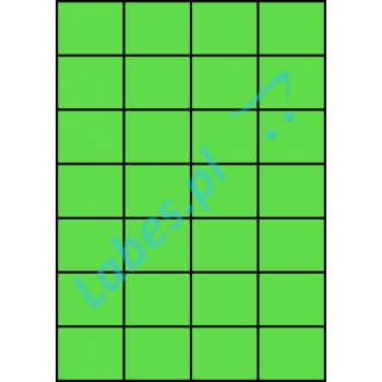 Etykiety A4 kolorowe 52,5x42,4 – zielone