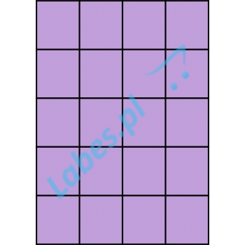 Etykiety A4 kolorowe 52,5x59,4 – fioletowe