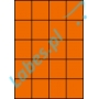Etykiety A4 kolorowe 52,5x59,4 – pomarańczowe