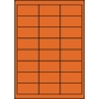 Etykiety A4 kolorowe 64,6x33,8 – pomarańczowe