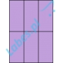 Etykiety A4 kolorowe 70x148 – fioletowe