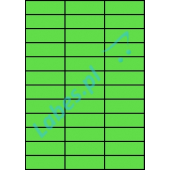 Etykiety A4 kolorowe 70x24,75 – zielone